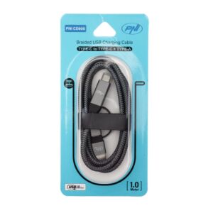 Cabo de Dados e Carregamento do PNI CD600 USB Tipo-C para Tipo C
