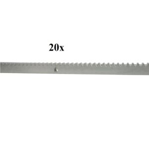 Kit com 20m de estrutura metálica PNI CRP130 para automatização de portões autoportantes.