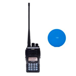 Estação de rádio portátil VHF-UHF Alinco, PNI