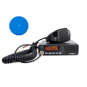 Kit de estação de rádio VHF PNI Alinco DR-B185HE 144-145,955 MHz, 500 canais, DMTF, Scan, 12 V + almofada adesiva azul para presente