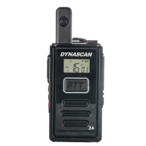 Rádio portátil PMR Dynascan 3A 446MHz, 0,5W, 16 canais