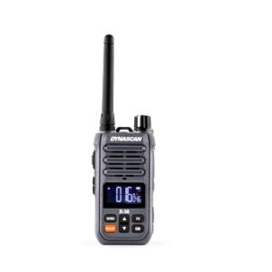 Rádio portátil PMR Dynascan R-38 446MHz, 0,5W, 16 canais