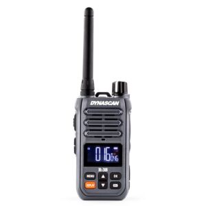 Rádio portátil PMR Dynascan R-38 446MHz, 0,5W, 16 canais