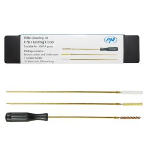 Kit de limpeza de armas PNI Hunting H300 com 3 escovas incluídas para carabina