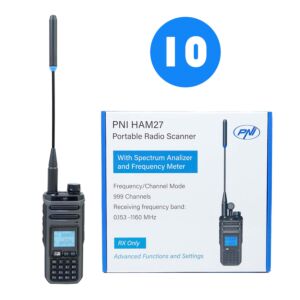 Bax 10 unidades Scanner de rádio portátil PNI HAM27