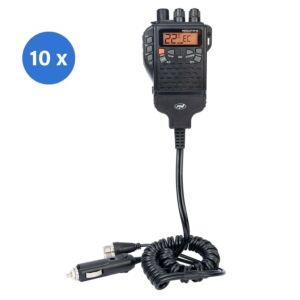 Caixa com 10 unidades de rádio portátil CB PNI Escort HP 62