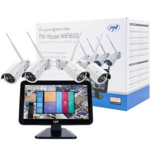 Kit de vigilância por vídeo PNI House WiFi650