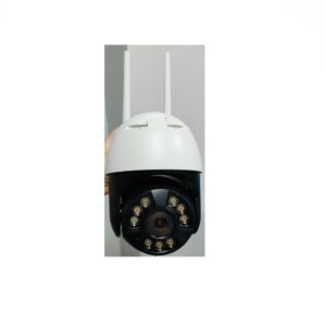 Câmera de vigilância por vídeo sem fio PNI IP845, Black Light, WiFi, PTZ, slot micro SD de 4 MP, independente, aplicativo ICSee