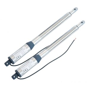 O conjunto de braços PNI MAB300BR para o kit de automação de portões batentes MAB300 contém 2 peças.