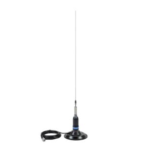 Antena CB PNI ML180 com 194 cm de comprimento, 26-30 MHz, 1000 W e base magnética PNI 145/PL.