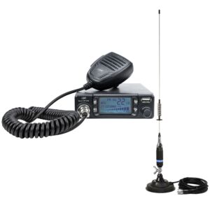 Estação de rádio USB CB PNI Escort HP 9700 e antena CB PNI S75