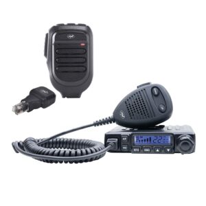 Estação de rádio PNI Escort HP 6500 CB e microfone
