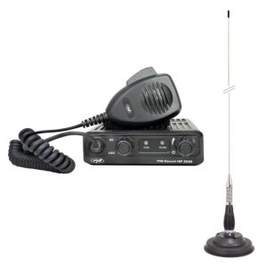 Estação de rádio e antena de carro, PNI