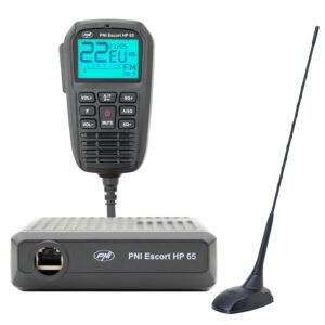 Pacote de estação de rádio CB PNI Escort HP 65 ASQ e antena CB PNI Extra 48