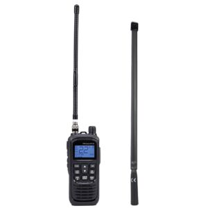 PNI Escort HP 92 Multi Standard 4W, 12-24V Pacote de Estação de Rádio Portátil CB AM-FM com Antena PNI Flex 47 CB