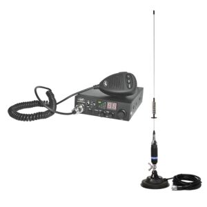 CB PNI ESCORT Estação de rádio HP 8000L ASQ + antena CB PNI S75 com ímã