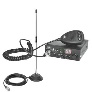 Pacote Estação de Rádio CB PNI Escort HP 8000L ASQ + Antena CB PNI Extra 40 com ímã