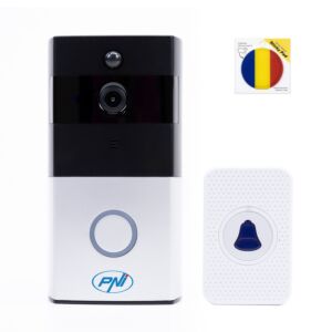 Pacote de Interfone de Vídeo Inteligente com Sinal de Vídeo Inteligente PNI SafeHome PT710B Wifi HD, P2P e Sticky Pad Flag