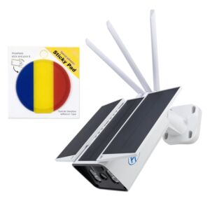 Pacote de câmera de videovigilância PNI SafeHome PT950LR 1080P 2MP e presente da Sticky Pad Flag