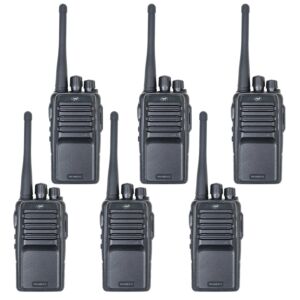 Kit de 6 estações de rádio portáteis PNI PMR