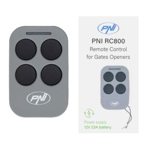 Controle remoto adicional PNI RC800 para kit de automatização de portão autoportante