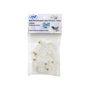 Plugue PNJ RJ45 para UTP Cat Cat 5 set 10 pcs