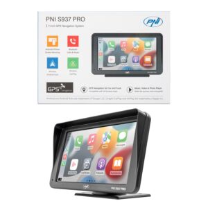 Sistema de navegação GPS PNI S937 PRO com tela de 7 polegadas Android 13