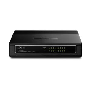 Comutador de Internet TP-LINK TL-SF1016D com 16 portas 10 / 100Mb