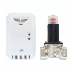 Sensor de gás PNI Safe House 200 3/4 polegadas e kit de válvula solenóide