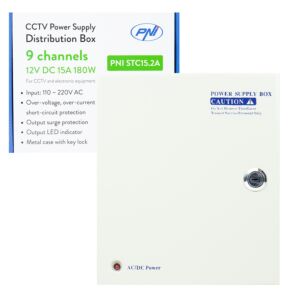 Fonte de alimentação CFTV PNI STC15.2A