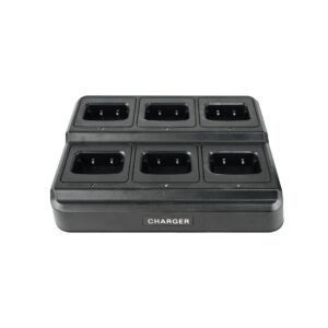Multi-carregador PNI WCR406 para carregamento simultâneo de 6 estações de rádio PNI PMR R40 PRO
