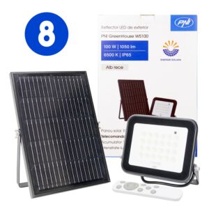 Bax com 8 refletores LED PNI GreenHouse WS100