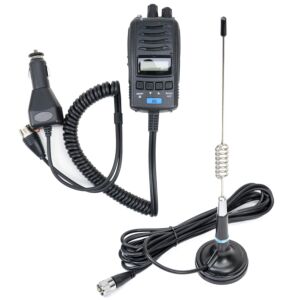 Kit estação de rádio CB TTi TCB-H100 + antena PNI ML29 CB, comprimento 34 cm