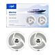 Alto-falantes coaxiais para barcos PNI BTA500, 100W, 12,7 cm, conjunto de 2