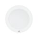 Luminária de teto LED PNI D-Light CL2412S 12W, redonda, 6400K, fonte de alimentação 230V, 1320 lm, branca