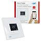 Termostato inteligente WiFi PNI CT26W para aquecimento elétrico de piso ou grupo de bombeamento, sensor de piso incluído, 10A, m