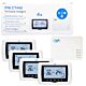 Termostato inteligente PNI CT440 wireless, com WiFi, controle 4 zonas via Internet, para centrais de aquecimento, bombas, eletrov