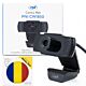 Pacote de Webcam PNI CW1850 Full HD 1080P 2MP, USB, prenda e Flag Pad adesivo incluído