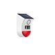Sirene externa sem fio PNI SafeHouse HS013TS com carregamento solar, controle pela internet com aplicativo Tuya Smart