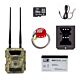 Kit de câmera de caça PNI Hunting 400C PRO 24MP, caixa e capa de segurança, bateria de 7,2 Ah e cartão de 32 Gb