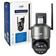 Câmera de vigilância por vídeo PNI House IP578 com Wi-Fi, PTZ, lente dupla 8MP + 8MP, zoom óptico de 10X