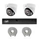 Pacote de videovigilância com 2 câmeras e cabos de 20 metros incluídos