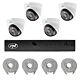 Pacote de videovigilância com 4 câmeras e cabos de 20 metros incluídos