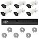 Pacote de videovigilância com 6 câmeras e cabos de 20 metros incluídos