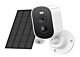 Câmara de videovigilância PNI IP775S 5MP painel solar bateria incorporada ranhura para cartão micro SD incorporada visão nocturna audi