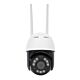 Câmera de vigilância por vídeo sem fio PNI IP845, Black Light, WiFi, PTZ, slot micro SD de 4 MP, independente, aplicativo ICSee