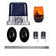 O kit de automação de portão PNI AP800D inclui rack de motor de 4m, fotocélulas, controle remoto, lâmpada, desenvolvimento de 230V 1100 N e 8