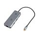 Adaptador Multiporta PNI MP15S USB-C para HDMI, 2 x USB 3.0, SD/TF, RJ45, USB-C PD