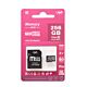 Cartão de memória MicroSD PNI 256GB com adaptador SD Classe 10
