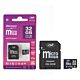 Cartão de memória MicroSD PNI 32GB com adaptador SD, Classe 10, 80 Mb/s, V30
